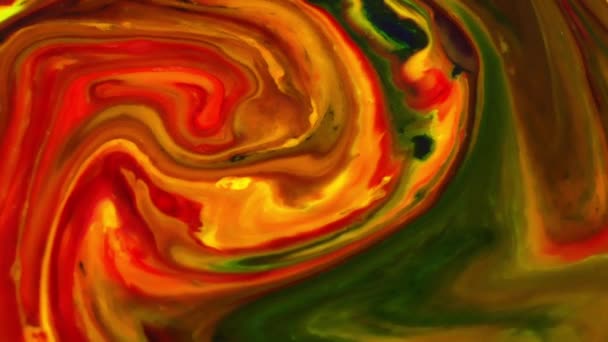 Tourbillon Organique Explosion Peinture Cette Séquence 1920X1080 Est Incroyable Fond — Video