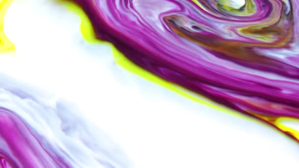 Organic Swirl Paint Explosion 1920X1080 Footage Amazing Organic Background Visual — Stock Video