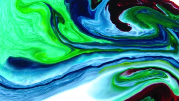 Organic Swirl Paint Explosion 1920X1080 Footage Amazing Organic Background Visual — Stock Video