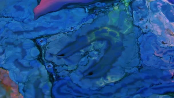 Organic Swirl Paint Explosion 1920X1080 Footage Amazing Organic Background Visual — Stock Video