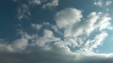 1920 x 1080 25 Fps. çok güzel bulutlarda mavi temiz gökyüzü Time Lapse Video.