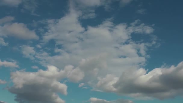 1920 1080 Fps Mycket Trevlig Moln Blå Clean Sky Time — Stockvideo