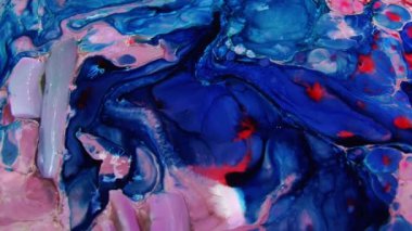 1920 x 1080 25 Fps. çok güzel soyut renkli canlı dönen renkler patlama boya patlama doku arka plan Video.