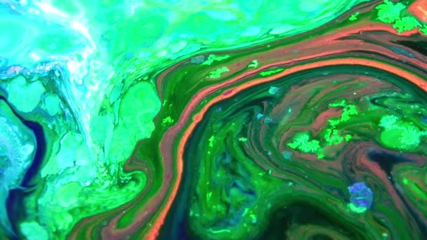 Organic Swirl Paint Explosion 1920X1080 Footage Amazing Organic Background Visual — Stock Video