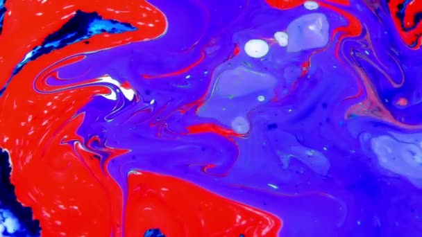 Danzante Orgánico Explosión Pintura Esta Grabación 1920X1080 Fondo Orgánico Increíble — Vídeo de stock