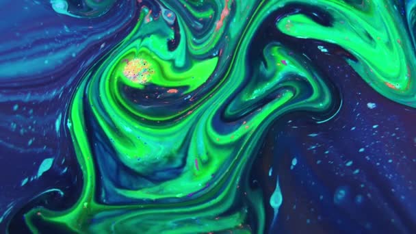 1920X1080 Fps Foarte Frumos Abstract Colorat Vibrant Swirling Culori Explozie — Videoclip de stoc