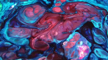 1920 x 1080 25 Fps. çok güzel soyut renkli canlı dönen renkler patlama boya patlama doku arka plan Video.