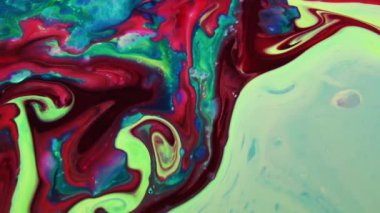 1920 x 1080 25 Fps. çok güzel soyut renkli canlı dönen renkler patlama boya patlama doku arka plan Video.