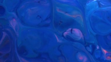 1920 x 1080 25 Fps. çok güzel mürekkep soyut sanat konusunda hava atan desen renk boya sıvı kavramı doku Video.