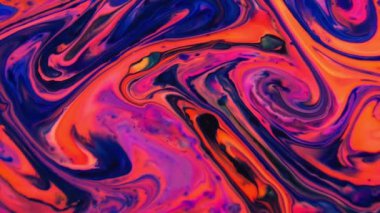 1920 x 1080 25 Fps. çok güzel mürekkep soyut sanat konusunda hava atan desen renk boya sıvı kavramı doku Video.