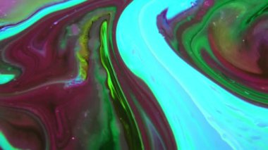 1920 x 1080 25 Fps. çok güzel mürekkep soyut sanat konusunda hava atan desen renk boya sıvı kavramı doku Video.