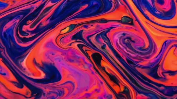 1920X1080 Fps Very Nice Ink Abstract Arty Pattern Colour Paint — Stock Video