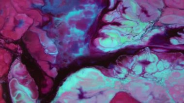 1920 x 1080 25 Fps. çok güzel soyut renk tasarım renkli girdap doku arka plan Ebru Video.