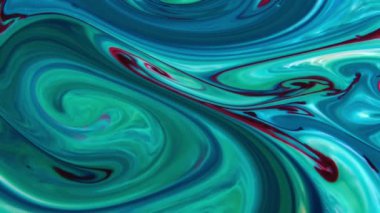 1920 x 1080 25 Fps. çok güzel soyut renk tasarım renkli girdap doku arka plan Ebru Video.
