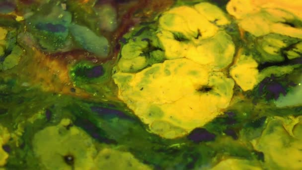 1920x1080 25 Fps. Très beau résumé Couleur Design Coloré Tourbillon Texture Fond Marbrage Vidéo .