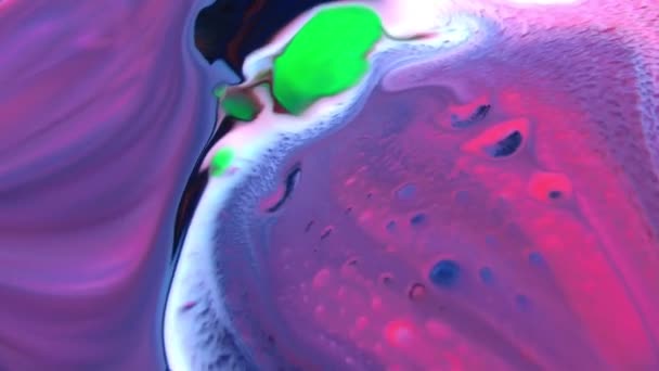 1920x1080 25 Fps. Très beau résumé Couleur Design Coloré Tourbillon Texture Fond Marbrage Vidéo .