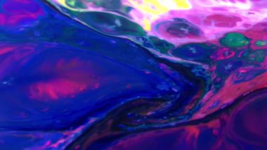 1920 x 1080 25 Fps. çok güzel soyut renk tasarım renkli girdap doku arka plan Ebru Video.