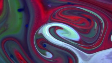 1920 x 1080 25 Fps. çok güzel soyut renk tasarım renkli girdap doku arka plan Ebru Video.