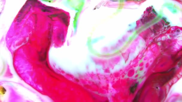 1920X1080 Fps Very Nice Abstract Colour Design Colorful Swirl Texture — Stock Video