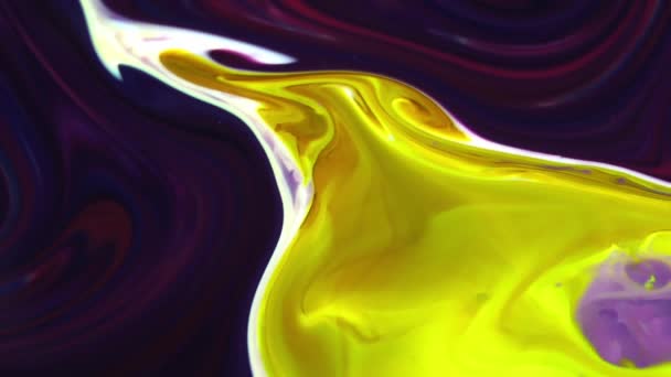 1920x1080 25 Fps. Très beau résumé Couleur Design Coloré Tourbillon Texture Fond Marbrage Vidéo .