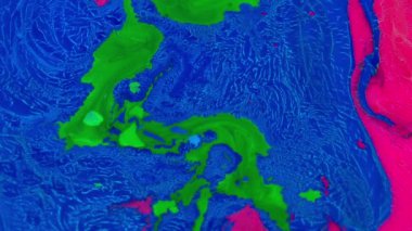 1920 x 1080 25 Fps. çok güzel soyut renk tasarım renkli girdap doku arka plan Ebru Video.