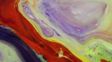 1920 x 1080 25 Fps. çok güzel soyut renk tasarım renkli girdap doku arka plan Ebru Video.
