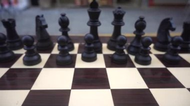 1920 x 1080 30 Fps. çok güzel satranç tahtası ve taş Video.