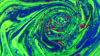 1920 x 1080 25 Fps. çok güzel soyut renk tasarım renkli girdap doku arka plan Ebru Video.