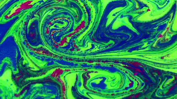 1920X1080 Fps Very Nice Abstract Colour Design Colorful Swirl Texture — Stock Video