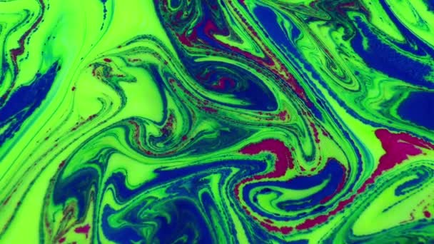 1920 1080 Fps Zeer Mooie Abstracte Kleur Design Kleurrijke Swirl — Stockvideo