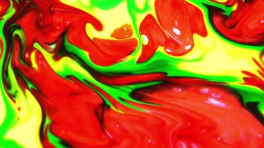 1920 x 1080 25 Fps. çok güzel soyut renk tasarım renkli girdap doku arka plan Ebru Video.