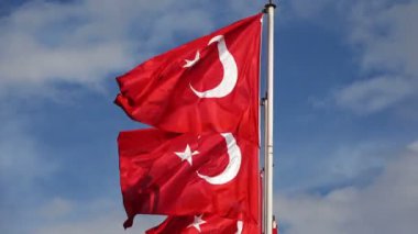 Çok Güzel Türk Bayrakları Ulusal Görüntüleri.