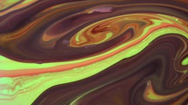 1920 x 1080 25 Fps. çok güzel mürekkep soyut sanat konusunda hava atan desen renk boya sıvı kavramı doku Video.