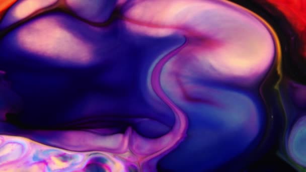 1920x1080 25 Fps. Très belle encre abstraite motif arty couleur peinture liquide concept texture vidéo .