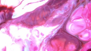 1920 x 1080 25 Fps. çok güzel mürekkep soyut sanat konusunda hava atan desen renk boya sıvı kavramı doku Video.