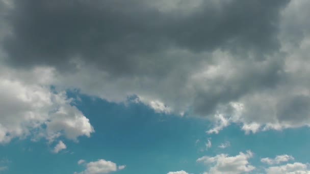 Nubes Muy Bonitas Cielo Azul Clean Time Lapse Video — Vídeos de Stock