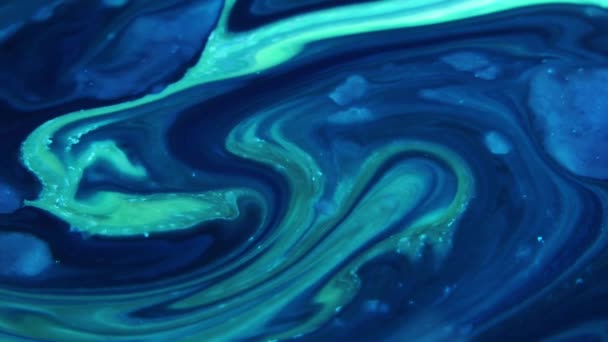 Organic Swirl Paint Explosion 1920X1080 Footage Amazing Organic Background Visual — Stock Video