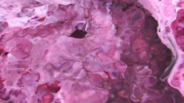 1920 x 1080 25 Fps. çok güzel mürekkep soyut sanat konusunda hava atan desen renk boya sıvı kavramı doku Video.