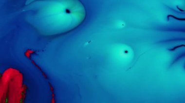 1920 x 1080 25 Fps. çok güzel mürekkep soyut sanat konusunda hava atan desen renk boya sıvı kavramı doku Video.