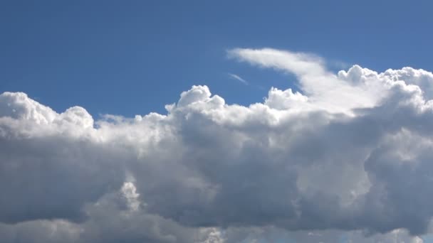 Wide Angle Shot Sky Clouds Vídeo Archivo Que Muestra Lapso — Vídeos de Stock