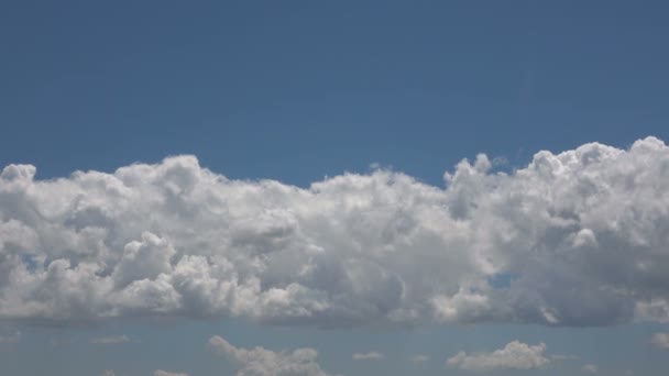 广角天空云彩 是一部显示时光流逝的股票视频 天空部分被雨云覆盖 — 图库视频影像