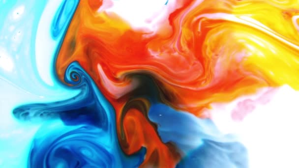 1920X1080 Fps Very Nice Abstract Colorful Vibrant Swirling Colors Explosion — Stock Video