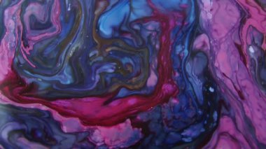 1920 x 1080 25 Fps. çok güzel soyut renkli canlı dönen renkler patlama boya patlama doku arka plan Video.