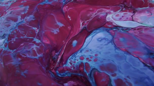 1920X1080 Fps Foarte Frumos Abstract Colorat Vibrant Swirling Culori Explozie — Videoclip de stoc