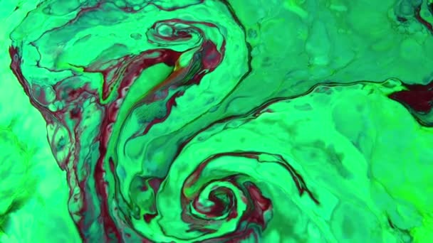 Biologische Swirl Verf Explosie Deze Beelden Van 1920 1080 Een — Stockvideo