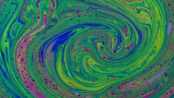 Organic Swirl Paint Explosion 1920X1080 Footage Amazing Organic Background Visual — Stock Video