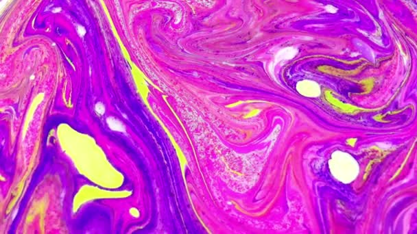 Organic Swirl Paint Explosion 1920X1080 Footage Amazing Organic Background Visual — Stock Video