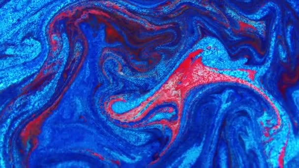 Organic Swirl Paint Explosion 1920X1080 Footage Amazing Organic Background Visual — Stock Video