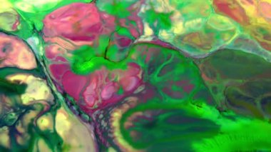 1920 x 1080 25 Fps. çok güzel soyut renkli canlı dönen renkler patlama boya patlama doku arka plan Video.