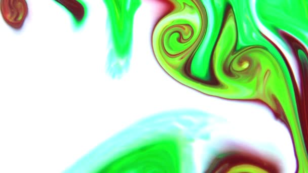 1920X1080 Fps Molto Bello Astratto Colorato Vibrante Vorticoso Colori Esplosione — Video Stock